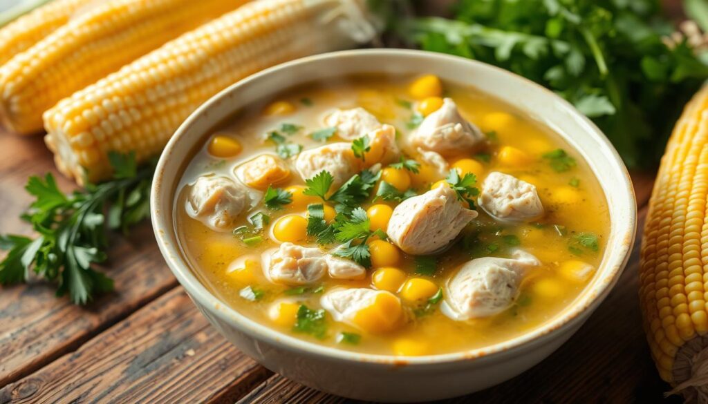 chicken corn soup recipe
