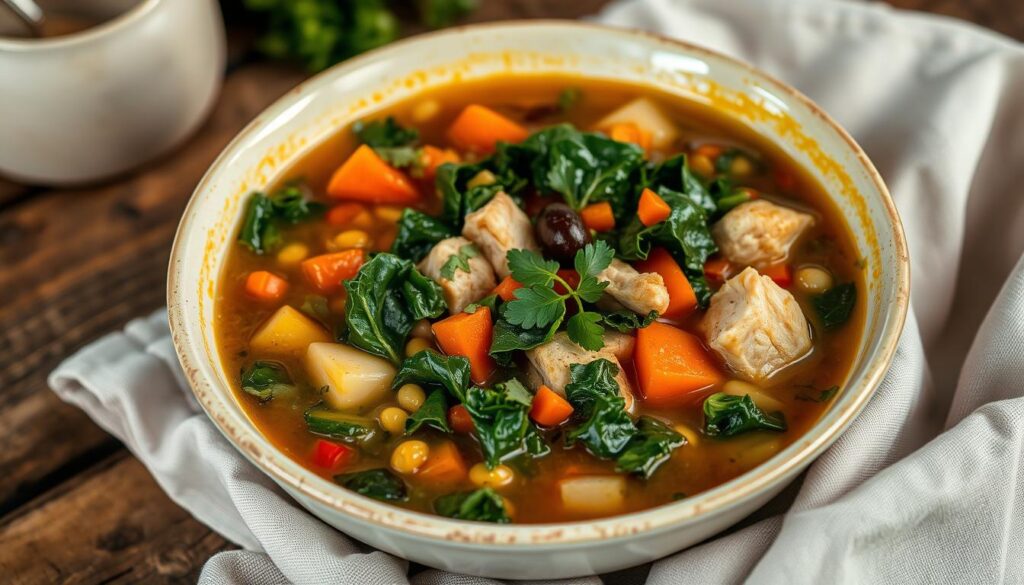 high protein soup
