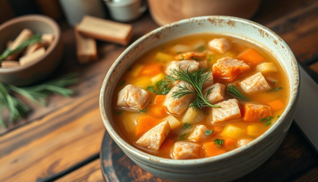salmon soup