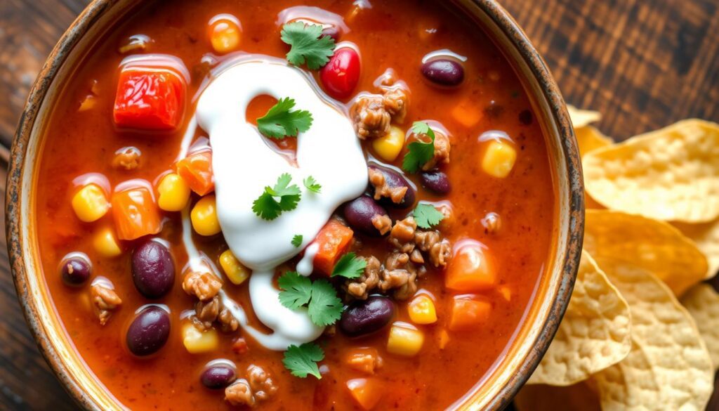 taco soup with ranch dressing
