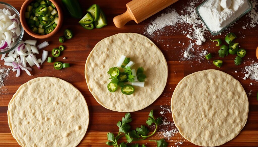 tortilla preparation